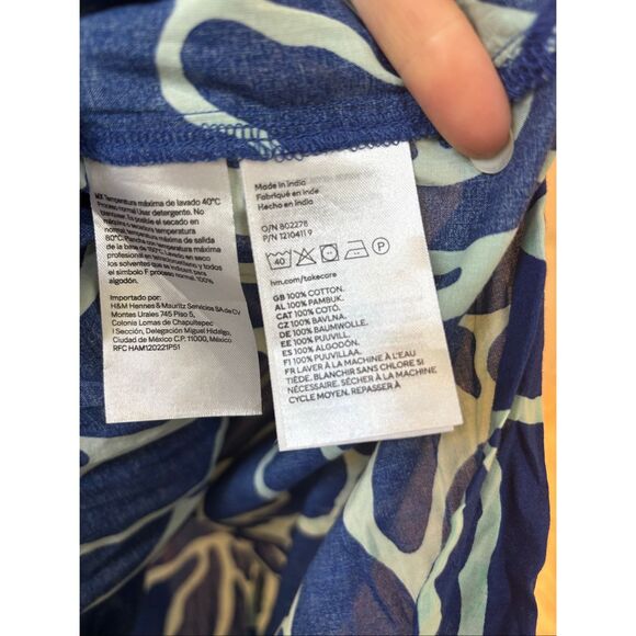 NWOT H&M sea scene coral kaftan small, $100 - Picture 6 of 7